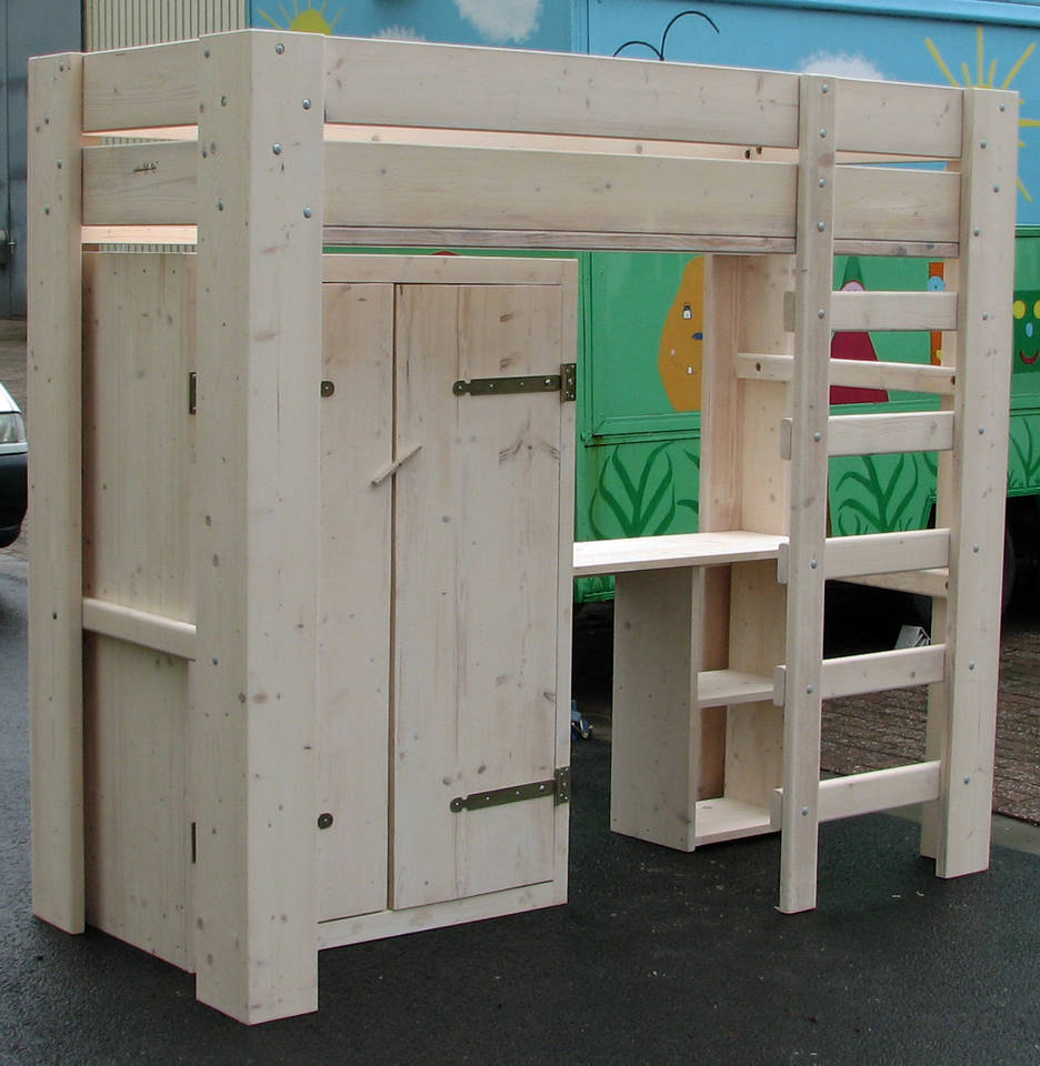 Hoogslaper en kinderbedden Kleine hoogslaper
